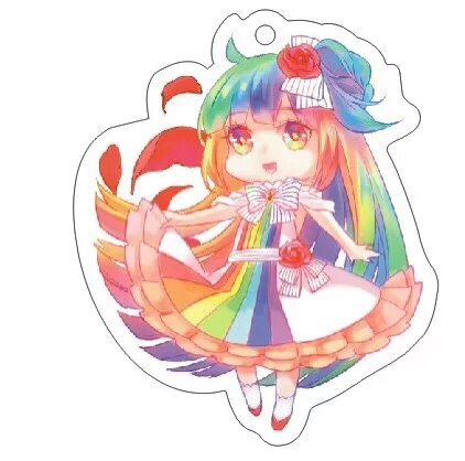 白洛嘉太太画的超萌苏玛丽钥匙扣